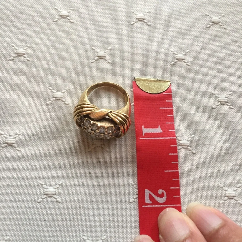 14k Gold Statement Ring
